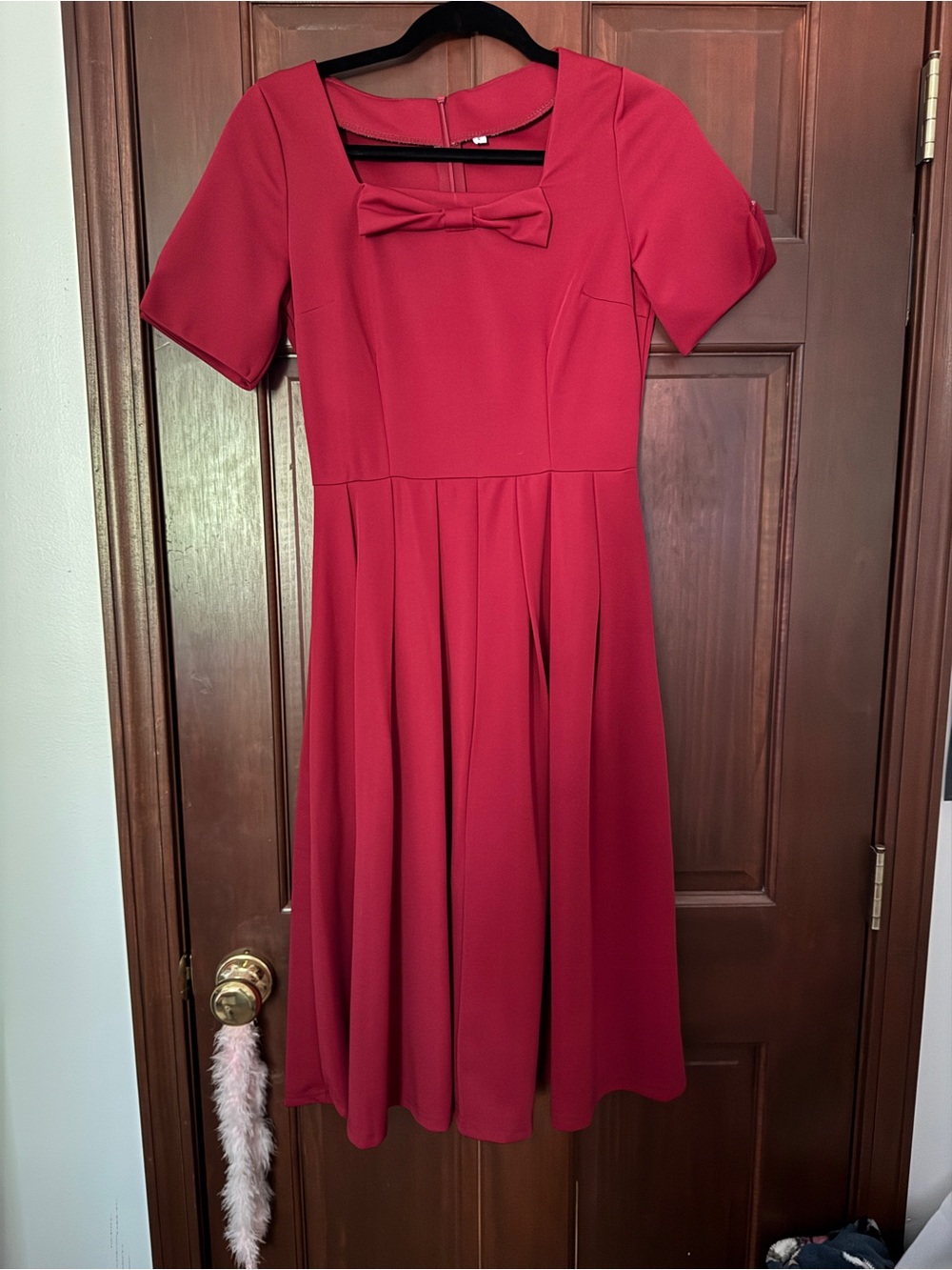 Vintage-style red dress